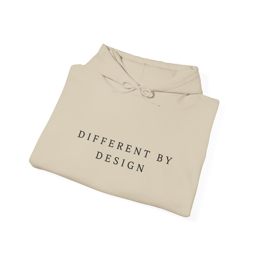 Different by Design Minimalist Graphic Hoodie