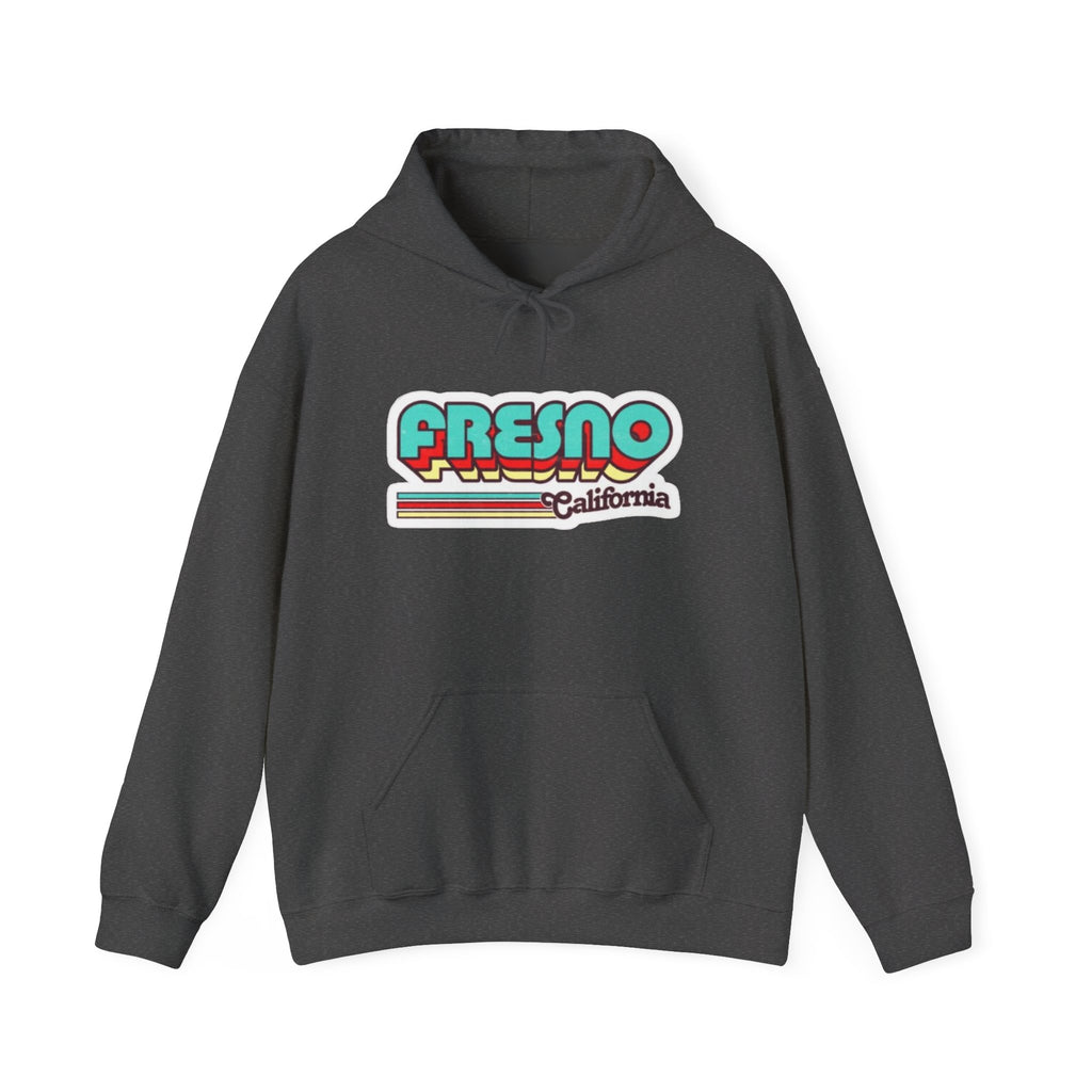 Fresno California Retro Graphic Hoodie