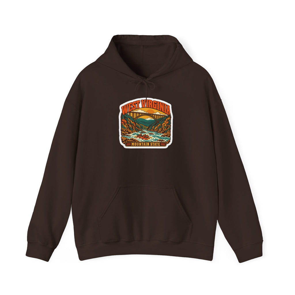 West Virginia Mountain Landscape Hoodie