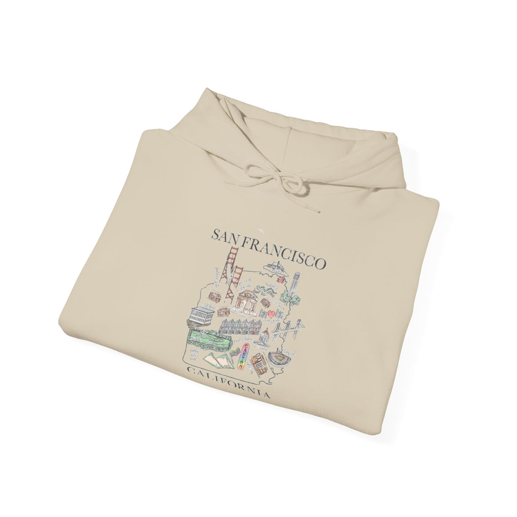 San Francisco California Souvenir Unisex Hoodie