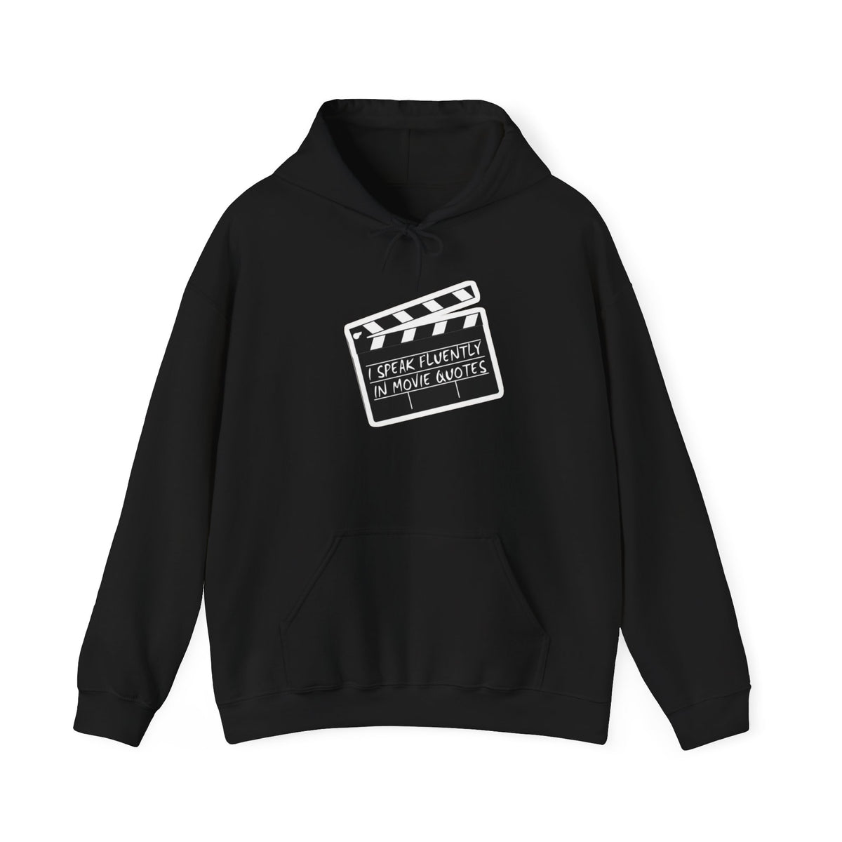 “Speak Fluent in Movie Quotes” Movie Lover Hoodie