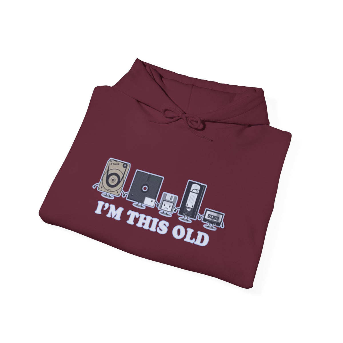 I’m This Old Funny Vintage-Inspired Unisex Hoodie