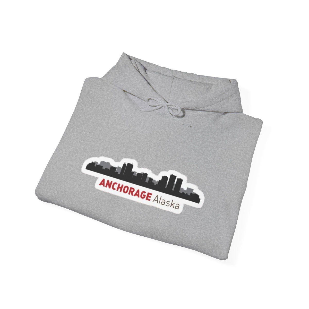 Anchorage Alaska Skyline Hoodie