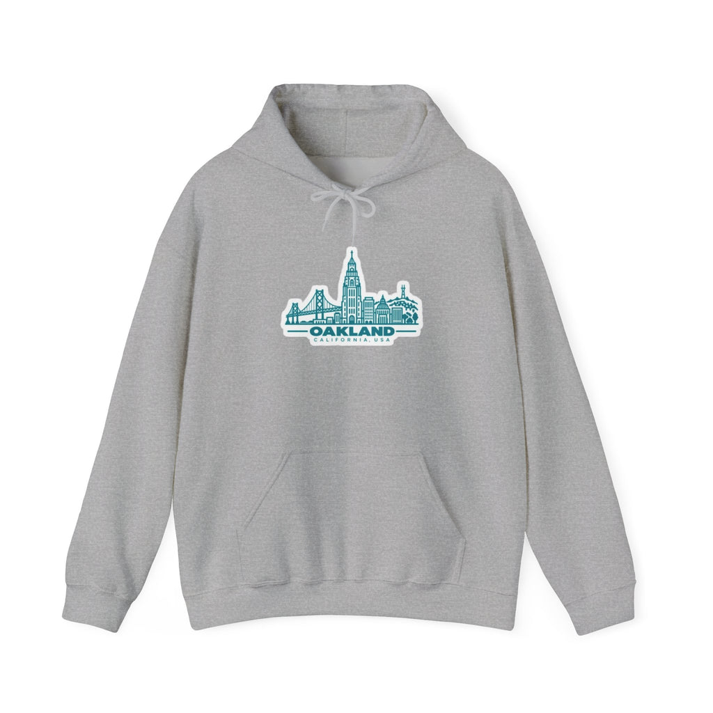 Oakland California Skyline Hoodie