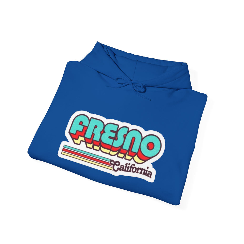 Fresno California Retro Graphic Hoodie