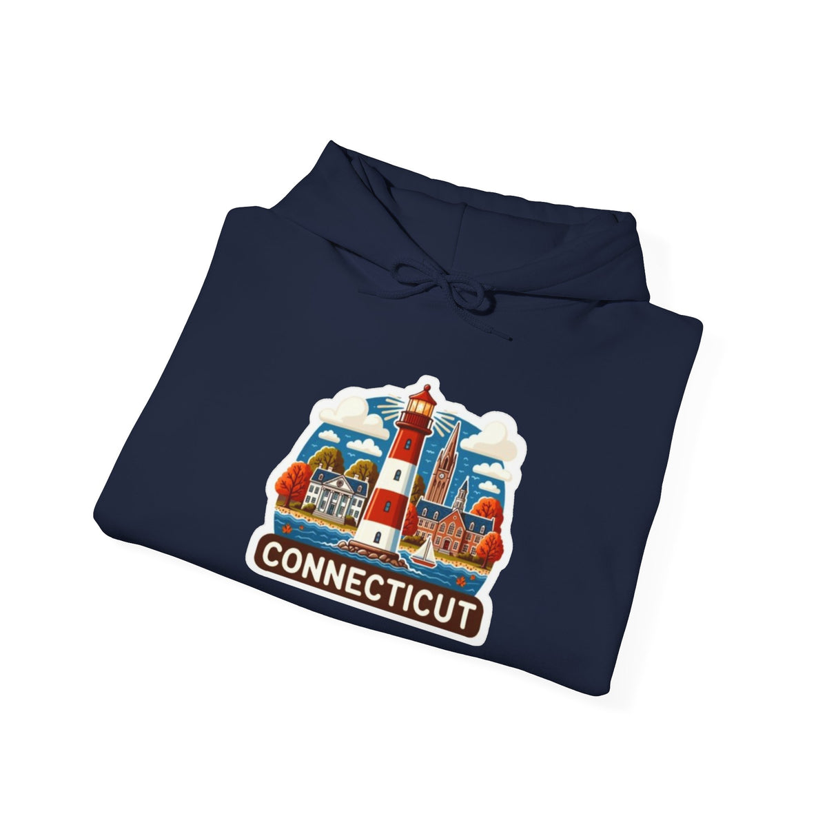 Connecticut Lighthouse Souvenir Hoodie