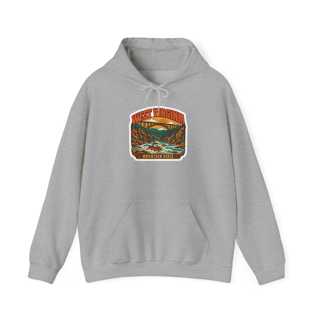 West Virginia Mountain Landscape Hoodie