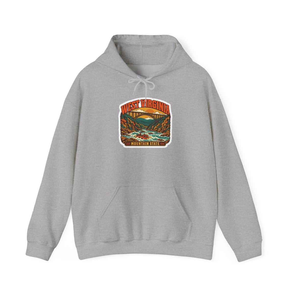 West Virginia Mountain Landscape Hoodie
